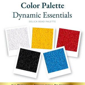 Dynamic Essentials Digital Miyuki Delica Palette | Bead Color Inspiration | Instant Download
