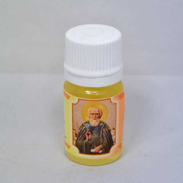 Oil consecrated on the relics | Sergiy Radonezh oil | Holy oil | Bottle oil 10 ml | Orthodox holy oil | Christian shrine | Church oil