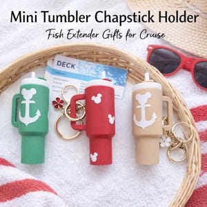 Mini Tumbler Chapstick Holder – Cruise Fish Extender Gifts