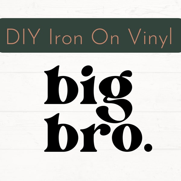 Big Sister Iron On Etsy