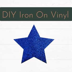 Stern bereit zu drücken Eisen auf Aufkleber, Stern Eisen auf Aufkleber, Stern DIY Vinyl, Bekleidung Eisen auf Aufkleber, Stern DIY