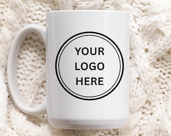 Logo Mug, Logo Coffee Mug, Custom Log Mug, Custom Coffee Mug, Personalized Mug