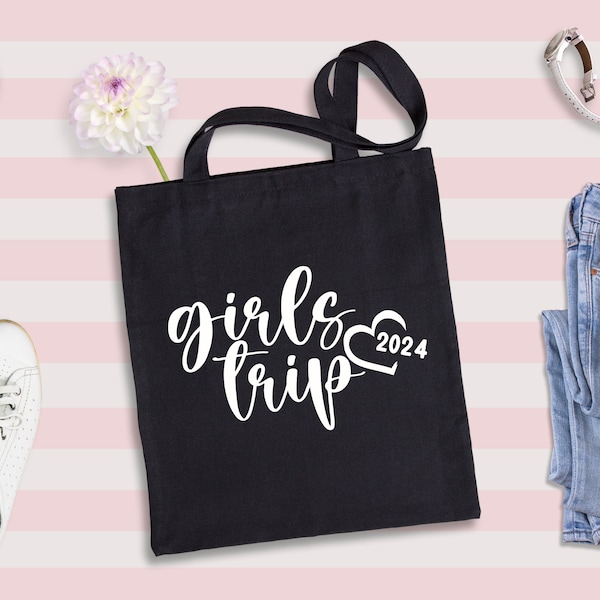 Girls Trip tote bag, Girls Trip Bag, Thin Vacay / Plane Bag, Book Bag
