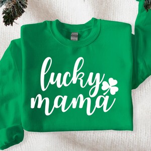 Lucky Mama bereit zu drücken Eisen auf Aufkleber, St. Patty Aufbügler, St Patty Mom Shirt DIY Vinyl, Kleidung Aufbügeln Aufkleber, Lucky Mama Aufkleber