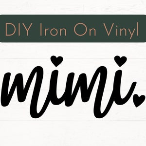 Bereit für Presse Mimi Aufbügeln Aufkleber, Mimi Aufbügeln Aufkleber, Mimi DIY Vinyl Aufkleber, Bekleidung Aufbügeln Aufkleber, DIY Aufbügeln