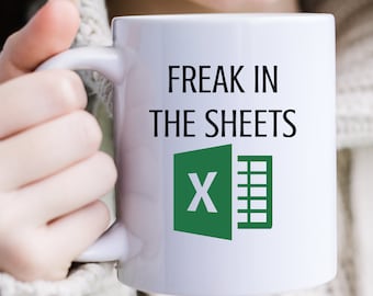 Freak in the Sheets Mug, Funny Coworker Gift, Secretary Gift