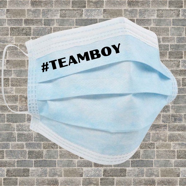 Baby Shower Face Mask Etsy