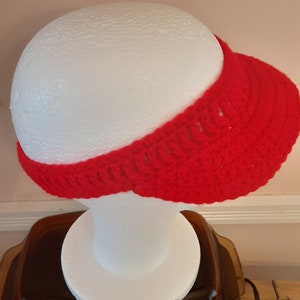Crochet Sun Visor Headband