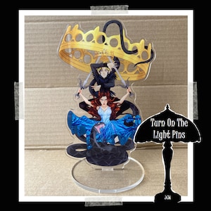 Jude and Cardan - The Cruel Prince Acrylic Standee - Dance Beneath The Crown (Tree Dress)
