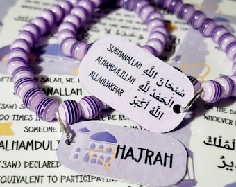 Children's Muslim Tasbih, Islamic Tasbeeh Ramadhan Eid Gift Dhikr Beads