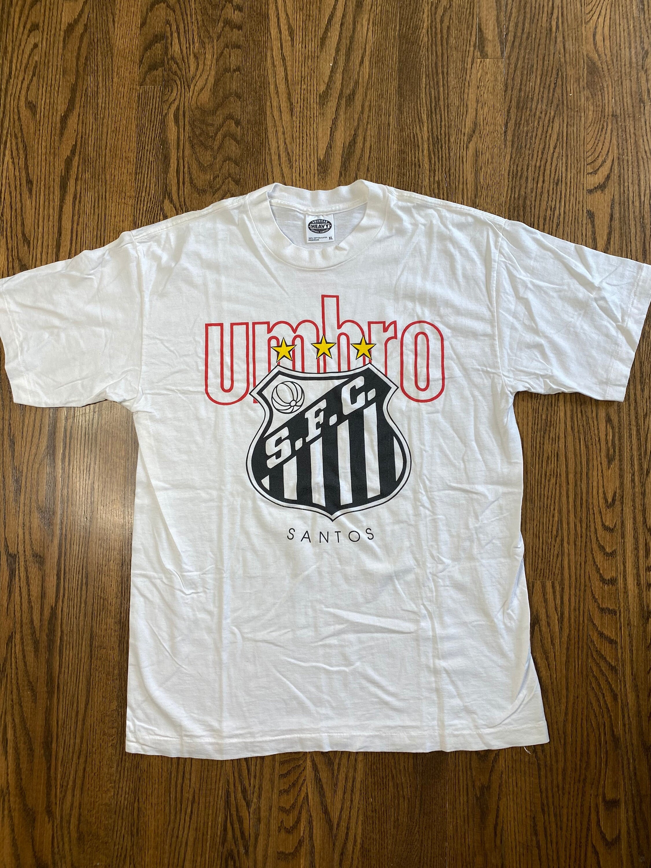 SFC Santos Football Club Umbro Shirt Vintage 1990s Mens XL