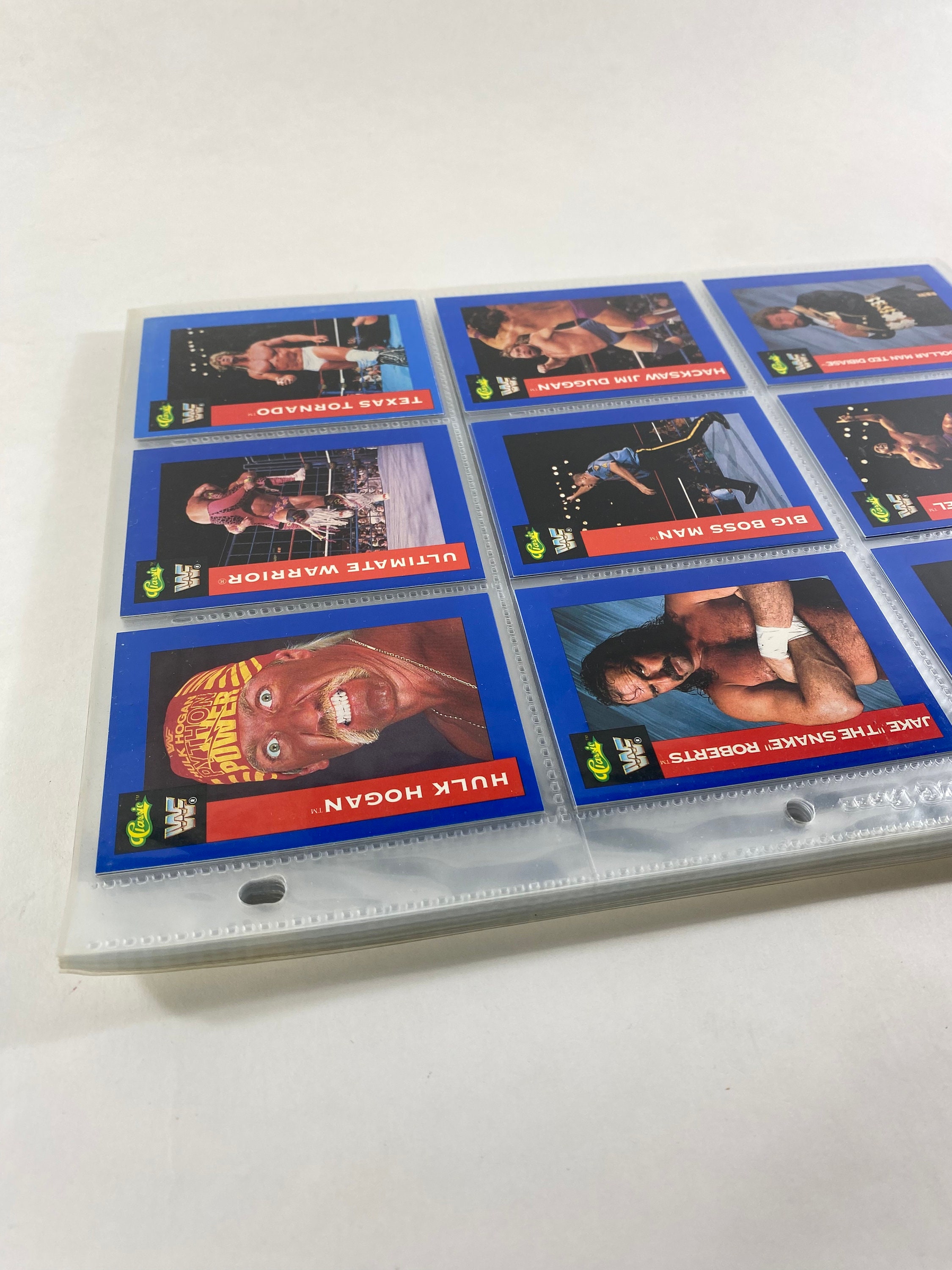 WWF Wrestling Trading Cards Classic 1991 Complete Set 150 Cards Titan ...