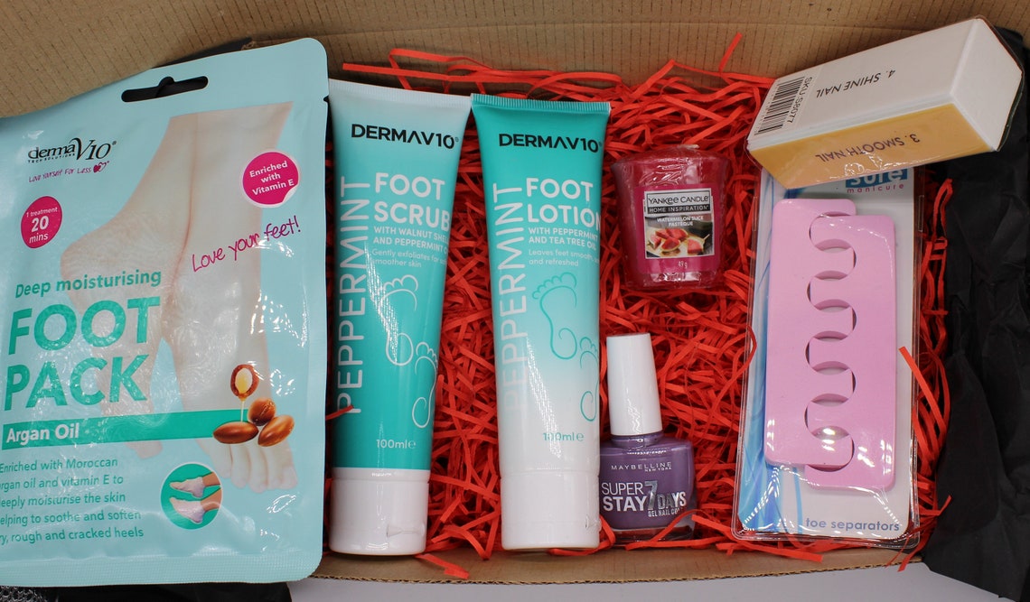 Foot Spa Pamper Hamper Gift for the Feet Foot Care for her Etsy