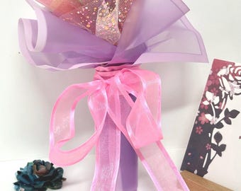 Ramo de flores de piruleta de caramelo, Día de San Valentín, Cumpleaños, Quinceañera, Dulces 16, Orgullo LGBTQ, pronta recuperación, espectáculo de baile, aniversario