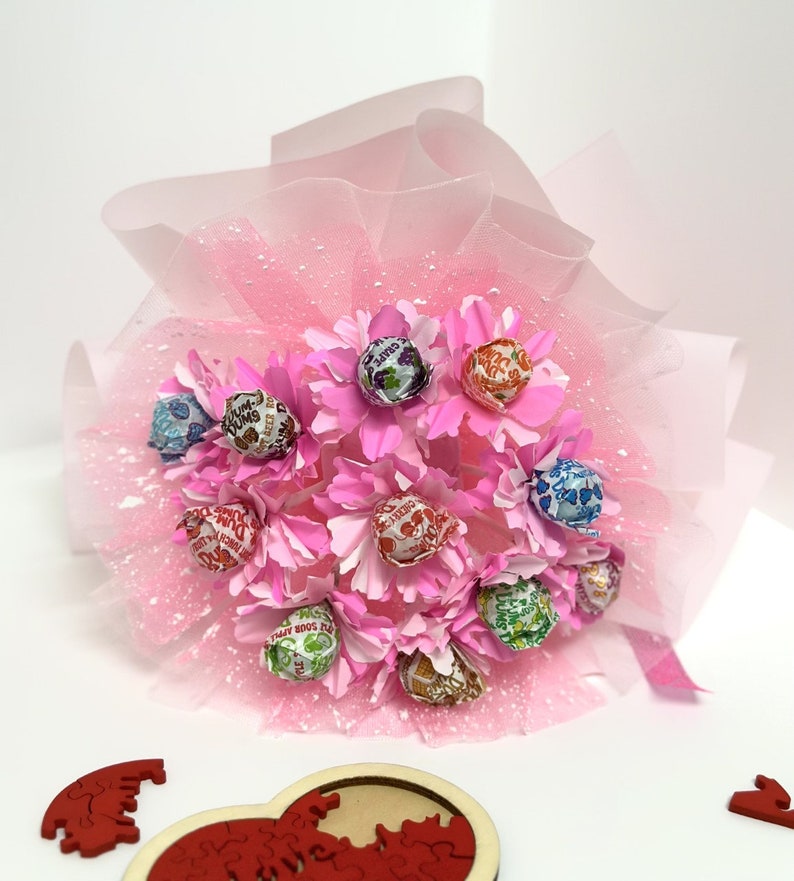 Lollipop Flower Bouquet, Sweet Treats Candy, Edible Etsy