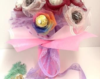 Ramos de chocolate, Ferrero Rocher, regalos de San Valentín