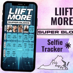 LIIFT MORE Super Block Rastreador de entrenamiento de selfies sudorosas de diciembre • BODi, Beachbody, Fitness, Bienestar, Redes sociales, Plantilla, Calendario mensual
