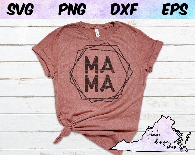 Download Mama Hexagon SVG Mom SVG Mama Leben Mutter Mama Muttertag ...