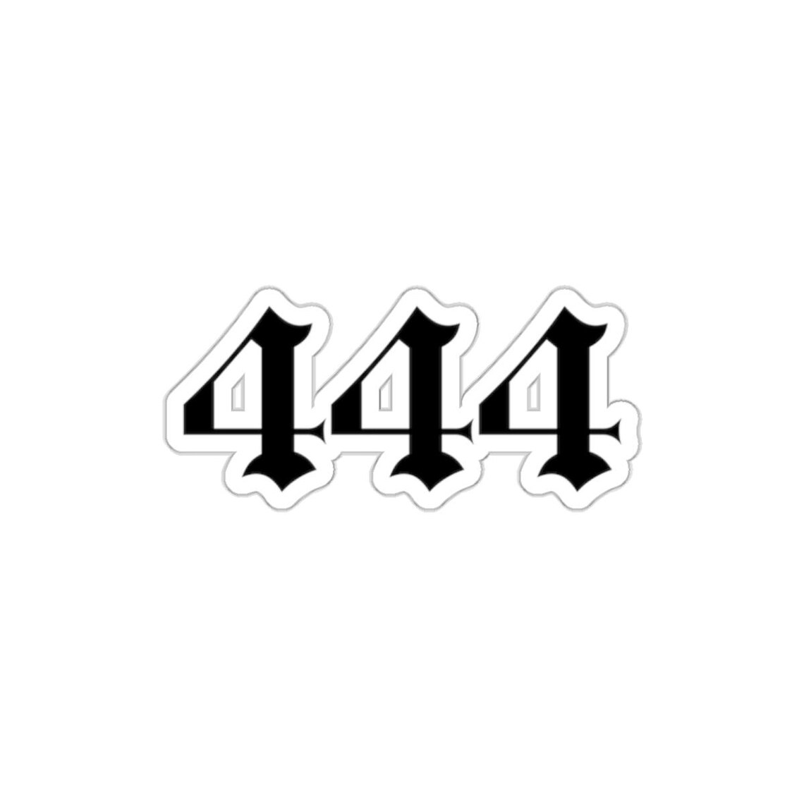 Angel Numbers 444 Vinyl Sticker - Spiritual Numerology Decal ...