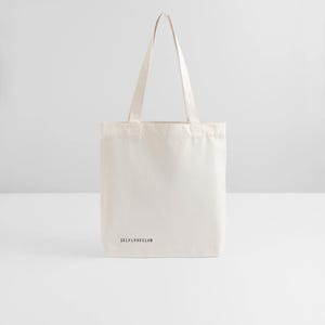 SELFLOVE CLUB bag, tote bag, shopping bag, jute bag with minimalist print
