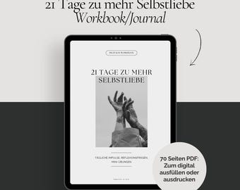 21-Day Self-Love Journal | Mindfulness | Reflection PDF | Boost Self-Esteem | Journaling & Exercises | Digital Download | Diary