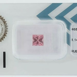 Turmalin Rubellite 1.14 Karat IGI zertifiziert
