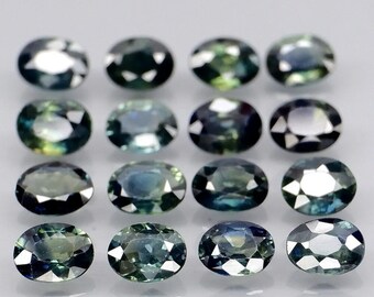 Lot de 16 Saphirs d'Australie VS 3.80 carats de 4x3 mm