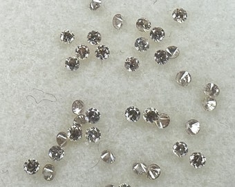 Lot van 5 champagne diamanten VS 1,45/1,50 mm