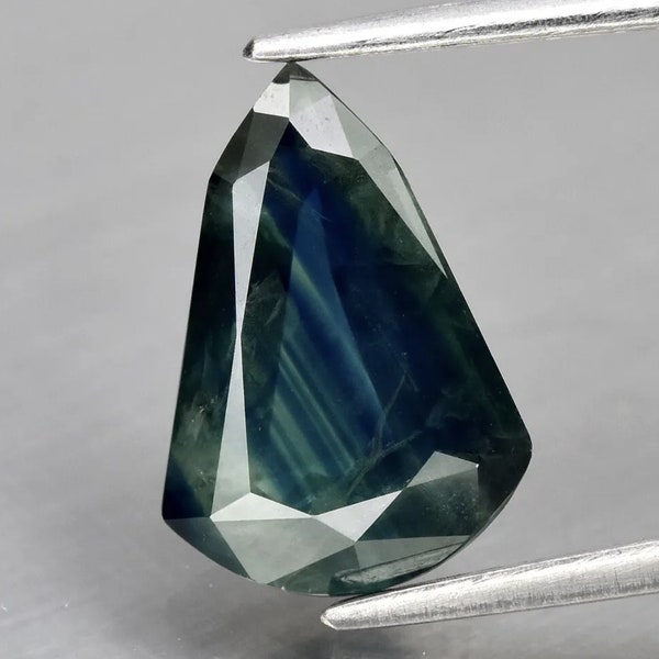 2.30 carat fancy cut African sapphire