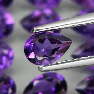 Lot von 10 Amethysten aus Bolivien VS 3,80 Karat