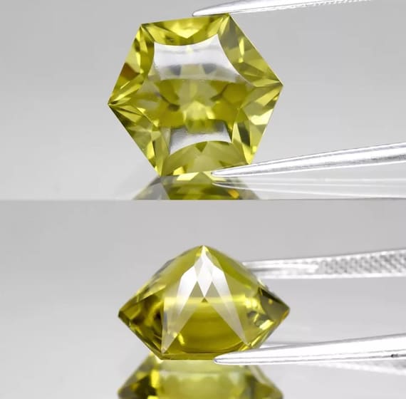 Quartz Vert (Prasiolite) 4,50 Carats - Brésil Trillion