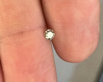 Diamant Naturel De 0.17 Carat - Pierre Seule Non Montée - Qualité Taille Très Bonne - Occasion
