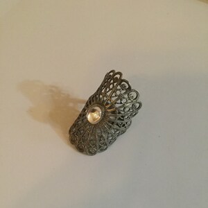 Vintage Ring. Has a Beautiful Stone and Filigree Design.