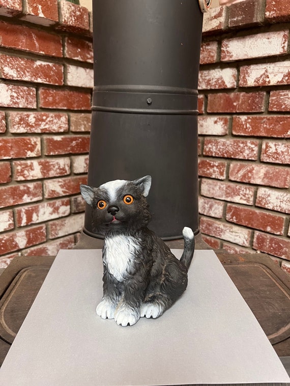 Vintage Plastic Cat Figurine. Cute and Adorable All in One. A Etsy