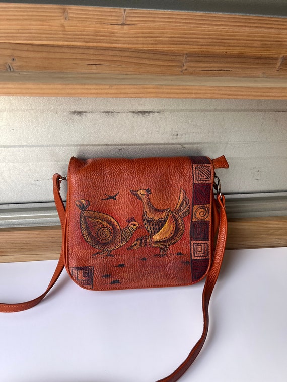 Vintage leather purses hotsell