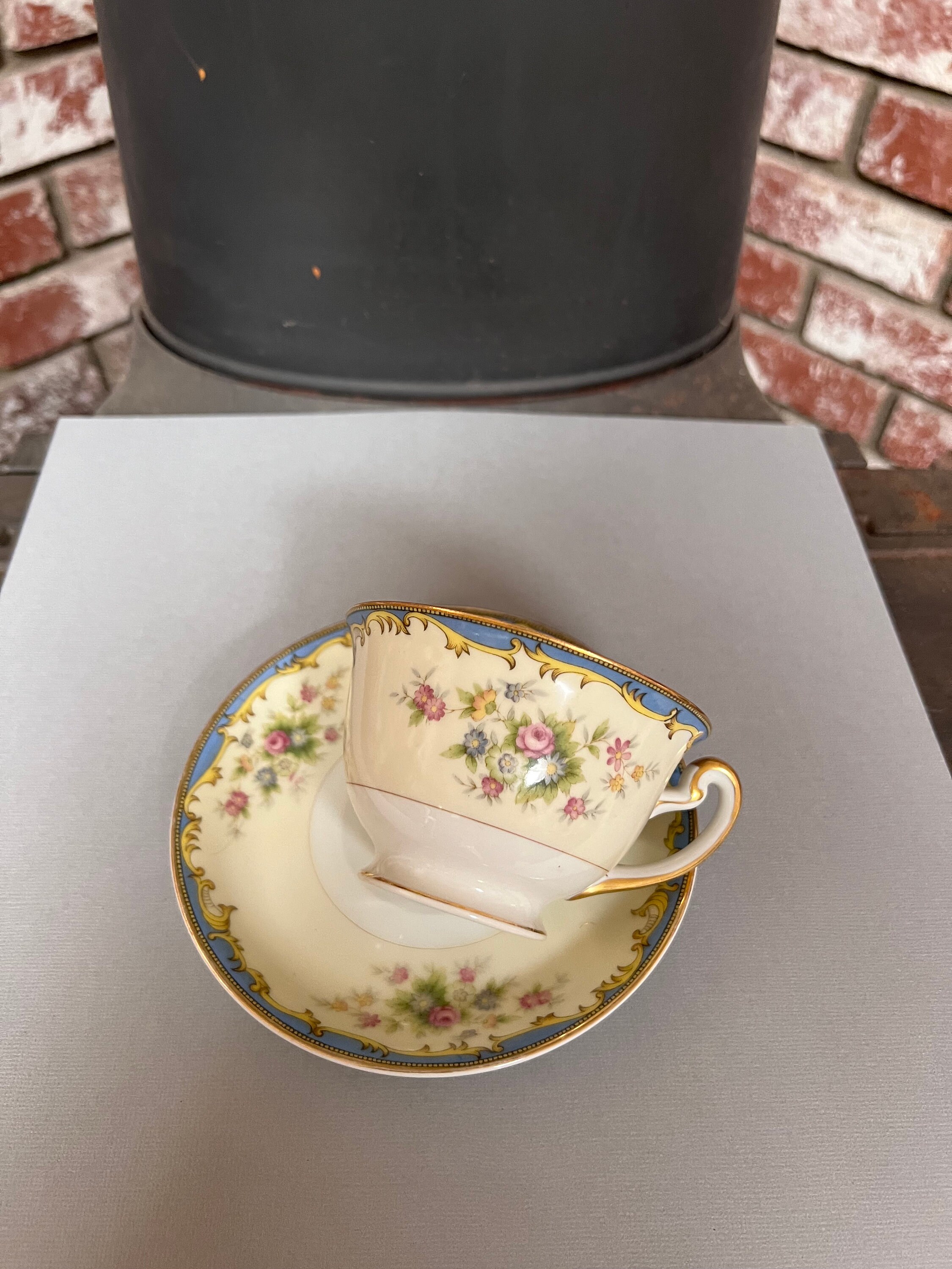 Vintage Meito China Tea Cup and Saucer. Made in Japan. Has Vintage Meito China Tea Cup and Saucer. Made in Japan. Has