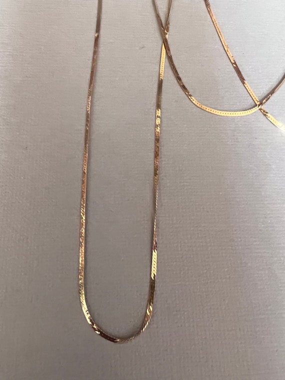 14K Solid Gold Chain. Beautiful and Elegant. Favo… - image 3