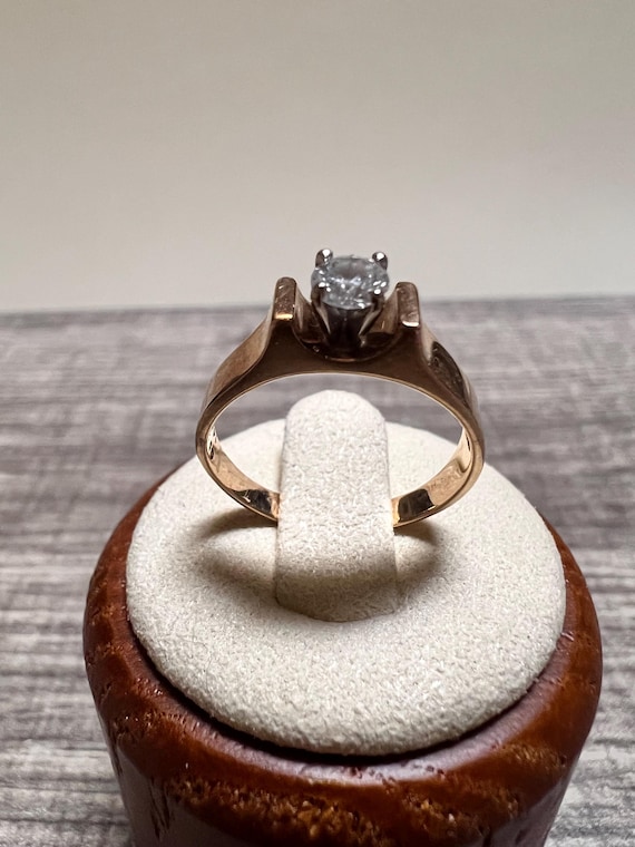 14K Solid Gold Solitaire Diamond Ring. Great addi… - image 15
