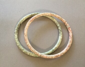 Vintage Plastic Bangles. Has Beautiful Colors. Great Addition to a Fun Day Out. Unique.