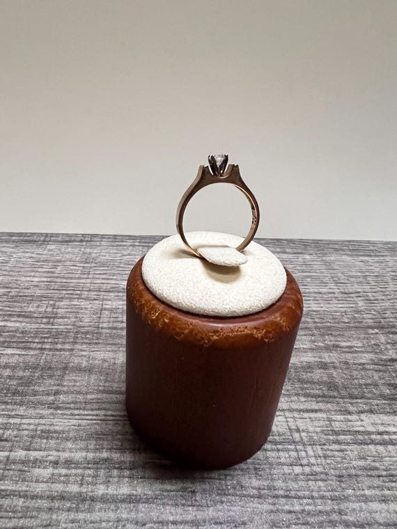 14K Solid Gold Solitaire Diamond Ring. Great addi… - image 14