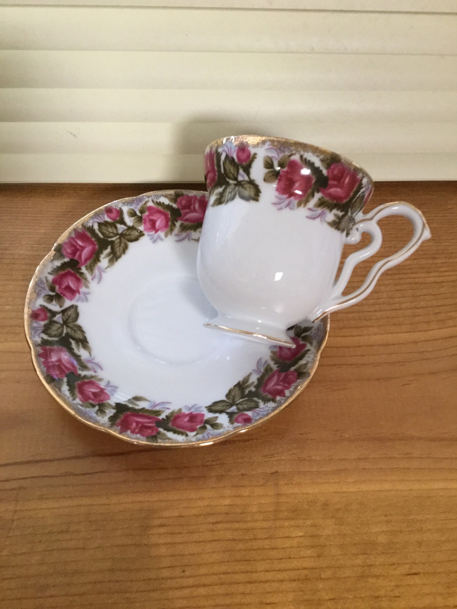 Vintage Small Tea Cup and Saucer. Genuine Yada China. Has Etsy UK