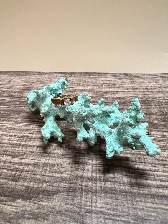 14K Solid Gold Solitaire Diamond Ring. Great addi… - image 3