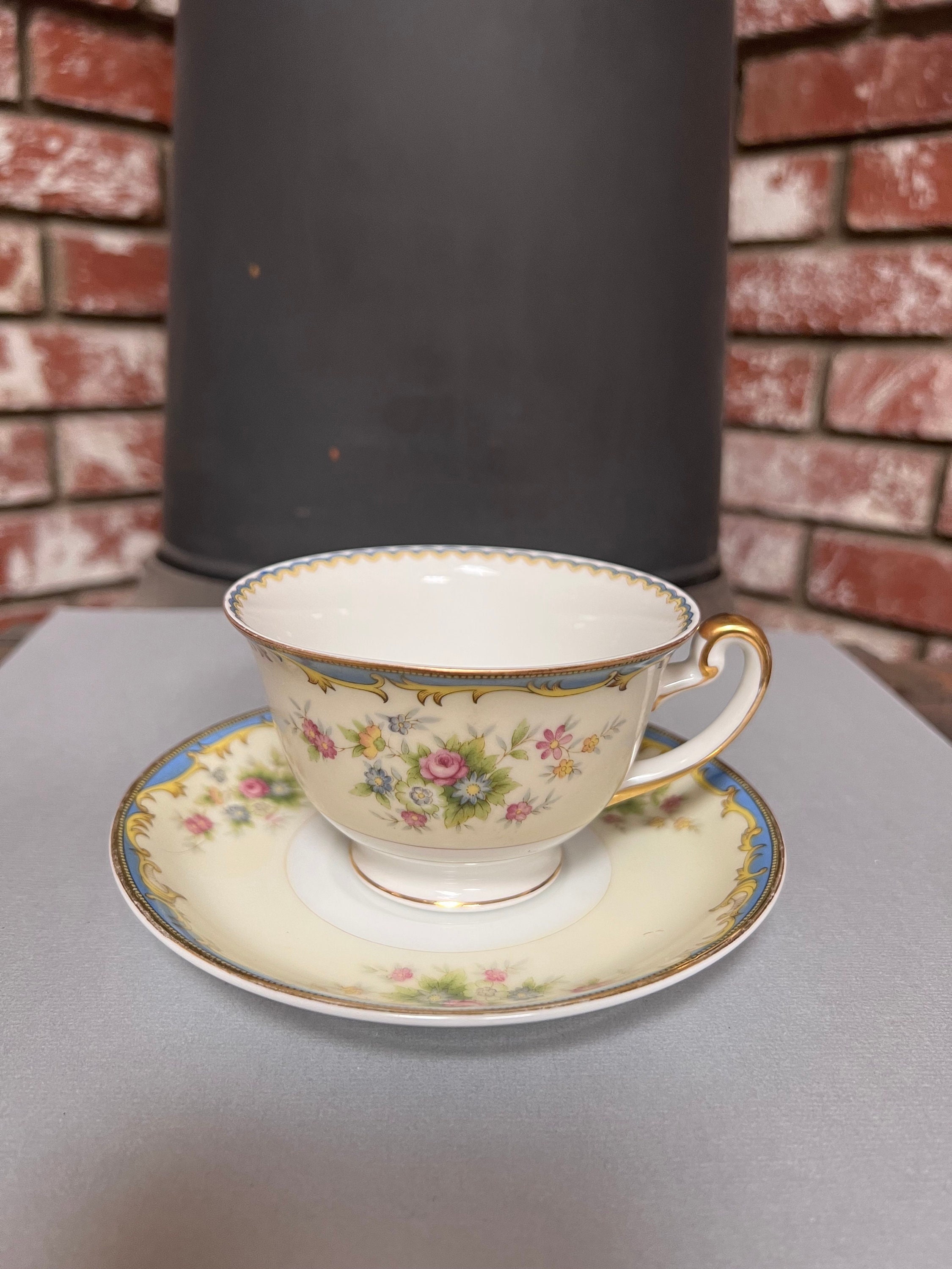 Vintage Meito China Tea Cup and Saucer. Made in Japan. Has Vintage Meito China Tea Cup and Saucer. Made in Japan. Has