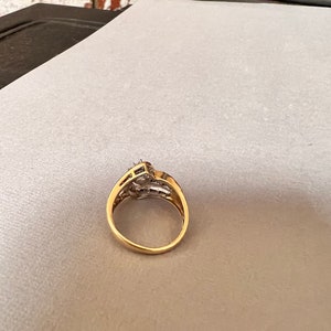 Vintage 10K Solid Gold Ring with Diamonds. Size 7. Favorite item receive 20%off. Enter code HAVEFUN. image 9