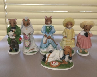 Vintage Mice Figurines. Cute and Adorable Addition to Your Decor. Made of Bisque. Sold Separately. Favorite an item and receive 20% off.