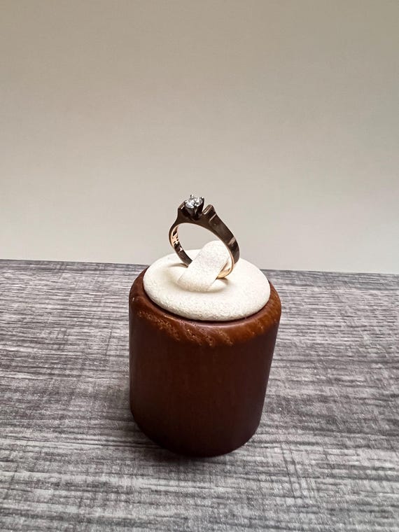 14K Solid Gold Solitaire Diamond Ring. Great addi… - image 12