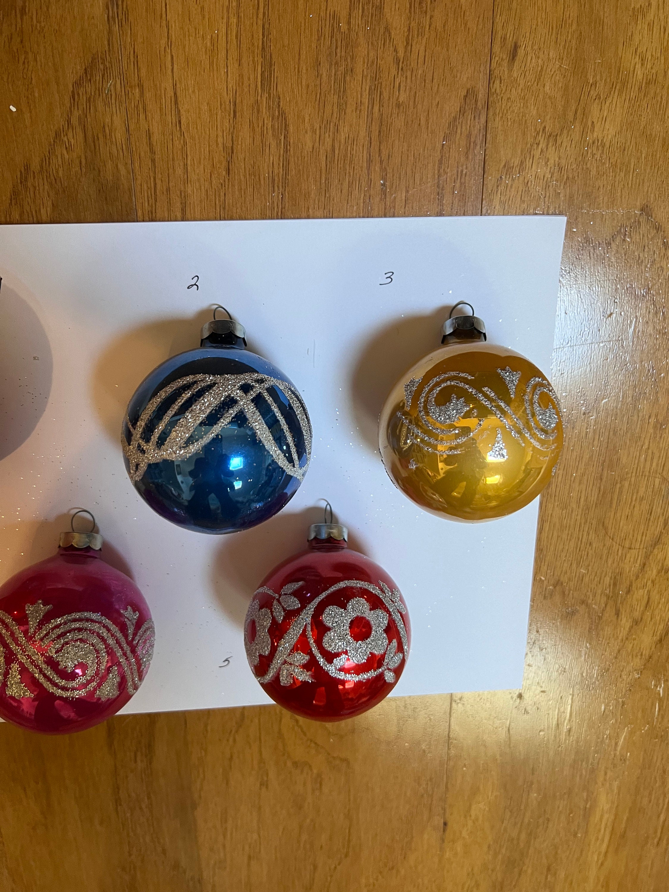 Vintage Glass Ornaments. A Fun Addition to Your Christmas