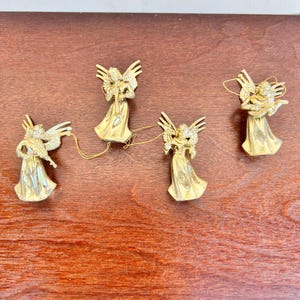 Vintage Christmas Angel Ornaments. A Nice Addition to Your Christmas Tree and or Decor. A Nice Gift. Sold Separately.