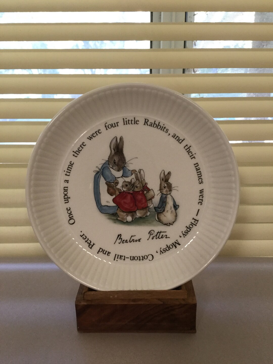 Vintage Wedgwood Peter Rabbit Plate. Made in England. A Nice Etsy