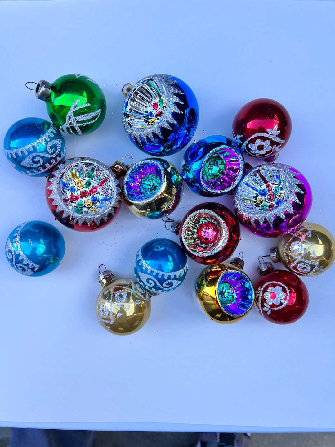 Vintage Glass Ornaments. A Beautiful Addition to Your Christmas Tree